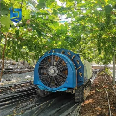 Drone agrícola para la precisión de pulverización de la Viña