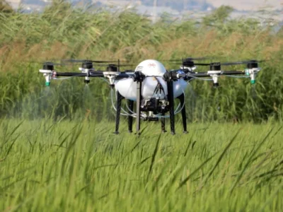 Tta M6e de pulverización de la agricultura agro Drone pulverizador carga Drone