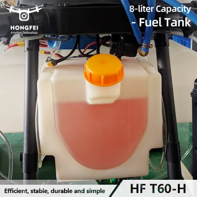 Empresas industriales de Drone 60L rentable Dron de Fumigacion Agricola Aerosol para agricultura de larga distancia operado con aceite con mando a distancia