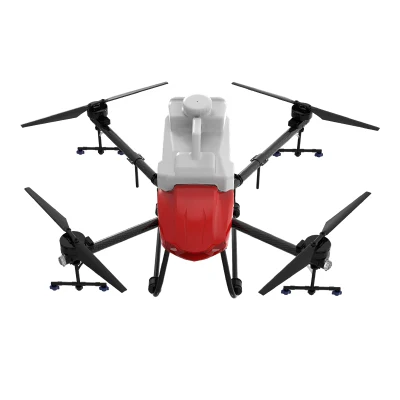 La carga de gran tamaño de la agricultura con aviones no tripulados Uav atados con la masa del sistema de suministro de energía