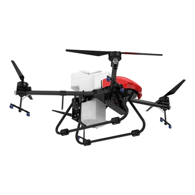 La carga de gran tamaño de la agricultura con aviones no tripulados Uav atados con la masa del sistema de suministro de energía