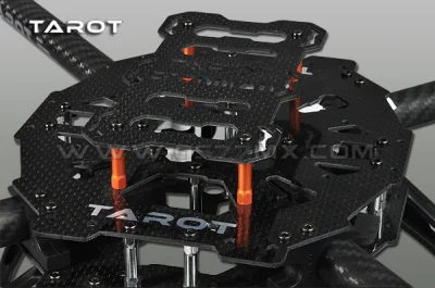 Iron Man 650 Quad-Copter plegable de plástico de bastidor (landing skid) TL65b02] Bastidor Multi-Copter