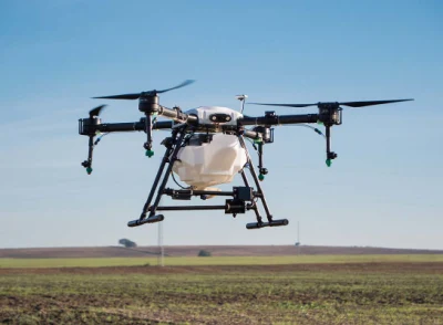 10L helicóptero de control remoto de la pulverizadora de Drone Agrícola seis coronas de rotor Rociado de plaguicidas Drones 10kg