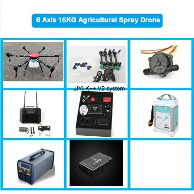5L10L 10L Drone agrícola 16L 20L 25L 30L 50L tanque Agricultural Fertilizer, riego y siembra Drone integrado