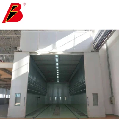 Sala de pintura de helicópteros de la cabina de pintura de la pintura del avión