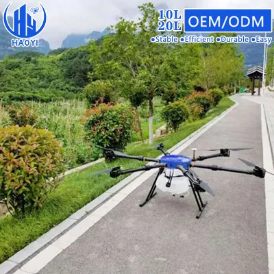 10 20 L Granja Agrícola Pesticida Pulverizador Fumigar Uav Cultivo Pulverización Agricultura Marco de Fibra de Carbono Agrícola Pulverización Pulverizador Dron