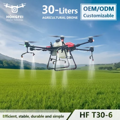 30L Pulverizador Agricola Farmer Dron fumigación de pesticidas fumigación de drones agrícolas Pulverizador de agricultura Drone para riego con esparcidor de semillas de fertilizante