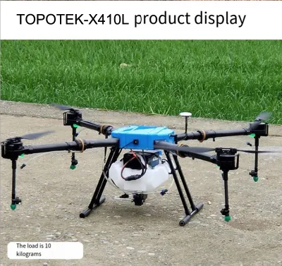 Planta de pesticidas y siembra tres en uno Drone agrícola 4 ejes 10 Litros