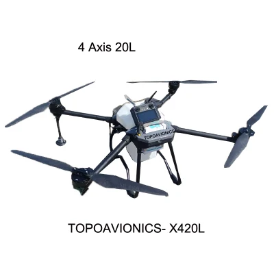 Precio de fábrica fumigación agrícola para la protección de riego de plantas UAV 20L 4 eje pulverizador Drone