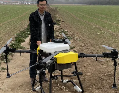 Joyance 40L pulveriza pesticidas líquidos y esparce fertilizantes de gránulos Drones