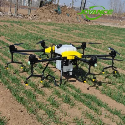 Joyance gran carga útil UAV Sprayer Drone Agricultura con APP automático Fumigación inteligente volando pesticidas esparciendo Granula fertilizante igual que DJI Agras Drones
