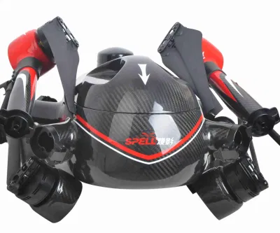 Un vuelo largo tiempo Quadcopter Sistema con cámara de 4K para la vigilancia