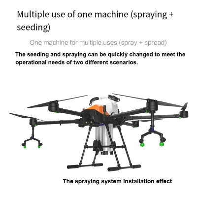 Profesional 30L Sprayer Agrícola para pulverización química y propagación de semillas Drones