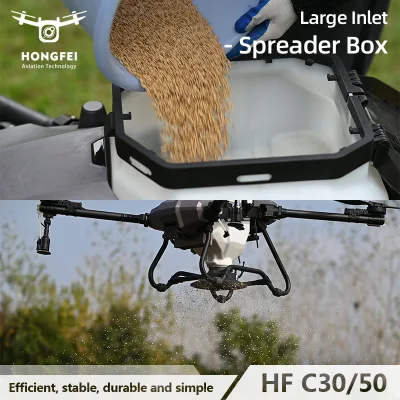 30-50 L Payload Agricultura Use Farm pesticida Spray Sprones Spray Fumigación química de herbicidas UAV fumigación agrícola Drone