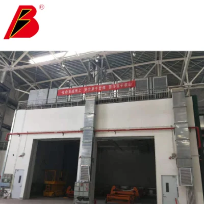 Cabina de pintura de la industria CE Proyecto en la fábrica de aviones militares