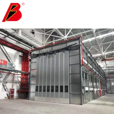 Cabina de pintura de la industria CE Proyecto en la fábrica de aviones militares
