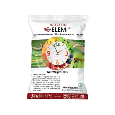 Emamectina Benzoato 10%+ Indoxacarb 8% 18%WP insecticida Leafroller Diamondback