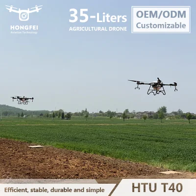 35-55L Agricultura industrial UAV fumigación Crop pesticida Drone para fumigación Árboles Agricultura Drone con largo rango de vuelo