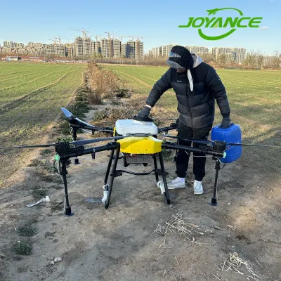 Joyance grandes cultivos rociando Drone T40 40liter Sprayer similar con DJI T40 Sprayer Drone Ship de China Factory con mejor Precio de fábrica
