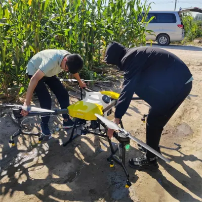 16L rociador agrícola Drone batería de enchufe rápido y tanque de agua 16kg tanque de sólidos para pulverizar fertilizantes