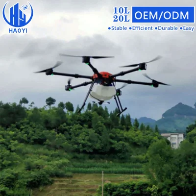 10 20 L Granja Agrícola Pesticida Pulverizador Fumigar Uav Cultivo Pulverización Agricultura Marco de Fibra de Carbono Agrícola Pulverización Pulverizador Dron