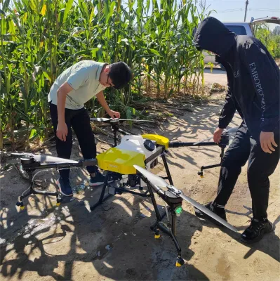 16L rociador agrícola Drone batería de enchufe rápido y tanque de agua 16kg tanque de sólidos para pulverizar fertilizantes