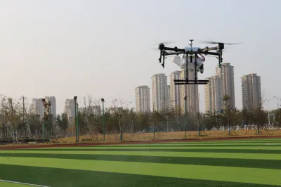 10L helicóptero de control remoto de la pulverizadora de Drone Agrícola seis coronas de rotor Rociado de plaguicidas Drones 10kg