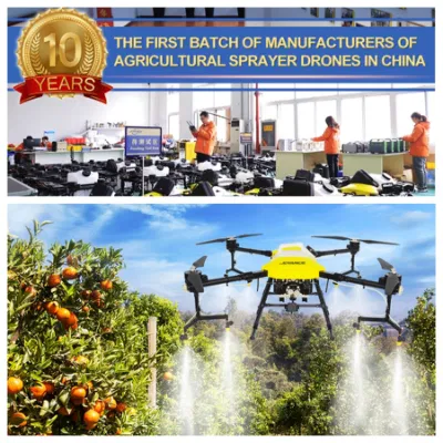 Jt16L-404QC Four-Axis Plegado rápido motor de bastidor de Plug-in 16kg depósito de agua de la agricultura La agricultura La agricultura Drone Pulverizador de trama