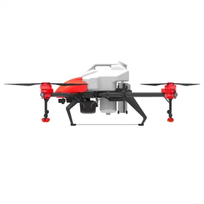 Fumigación con pesticidas Drone para uso agrícola rociado a larga distancia UAV Doble GPS a prueba de agua