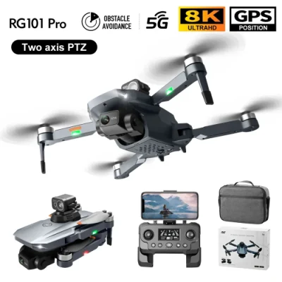 Rd PRO 2-Axis Anti-Shake Gimbal, Motor GPS sin escobillas, Cámara doble HD 4-Axis 8K, Drona plegable