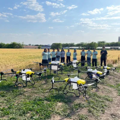 Big 40L Payload Vuelo Autónomo Drone Fertilizer Agriculture UAV Sprayer