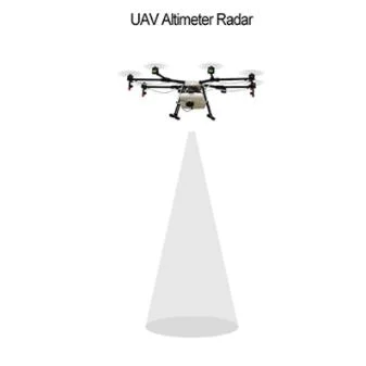 Medir la altura de 24GHz Nanoradar Sensor de radar para la Agricultura los Uavs Drone de apoyo a 200 metros Detección
