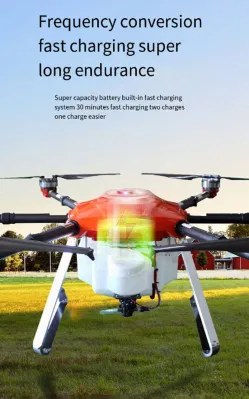 Protección de plantas tierras agrícolas uso agrícola rociado de pesticidas fertilizante pulverizador Drone Sprayer