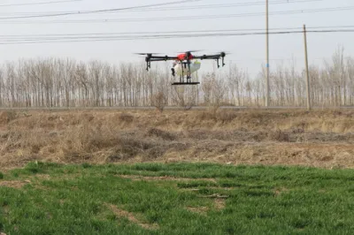 Pulverizador de Agricultura de la granja de 16 kg de fertilizante con aviones no tripulados Uav fumigación fumigación Drone GPS con el doble de los aviones teledirigidos