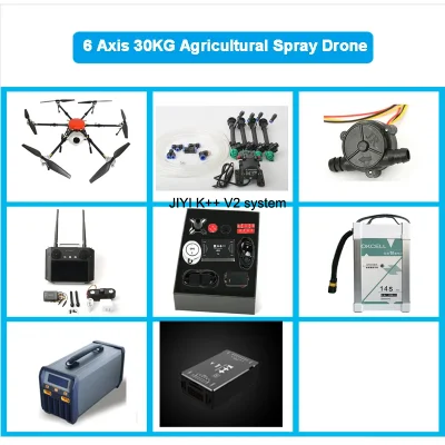 30L carga útil Agricultura Drone Sprayer para fertilizante herbicida de pesticida