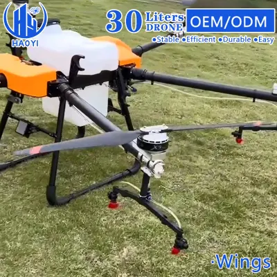 30 litros de agricultura de cultivos de cosecha Dron fertilizante Spray Drone Agricola precio objetivo para la Agricultura con HD FPV de la Cámara de Colombia México Perú Chilie Brasil