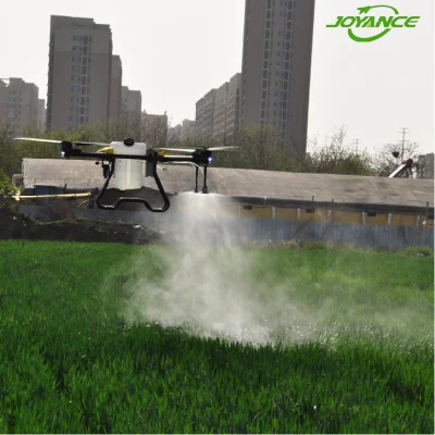 La fumigación de cultivos más grande del mundo el nuevo diseño 4-Axis Drone de pulverización agrícola
