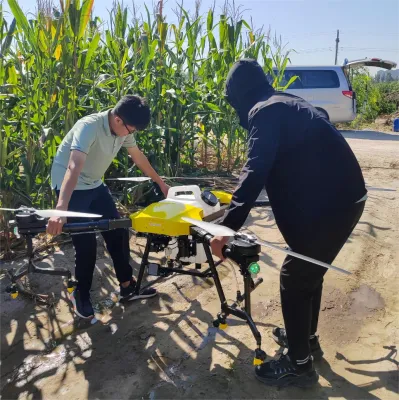 16L rociador agrícola Drone batería de enchufe rápido y tanque de agua 16kg tanque de sólidos para pulverizar fertilizantes