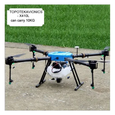 Protección de plantas tierras agrícolas uso agrícola rociado de pesticidas fertilizante pulverizador Drone Sprayer
