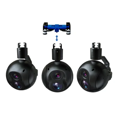 25 mm 640 Luz doble térmica Ai Tracking 16 X Cámara digital Drone con zoom óptico de 33 aumentos