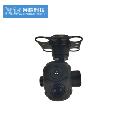 Gimbal Camera Proveedor IP/HDMI pequeña Luz Dual de 3 ejes estabilizados Cámara de zoom óptico Gimbal 10X Cámara de drones térmicos Cámara de infrarrojos Para los radares de cámara