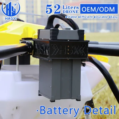 Eje 8 Agro Dron 52 ltr de esterilización de fumigación para la Agricultura Drone de pulverización