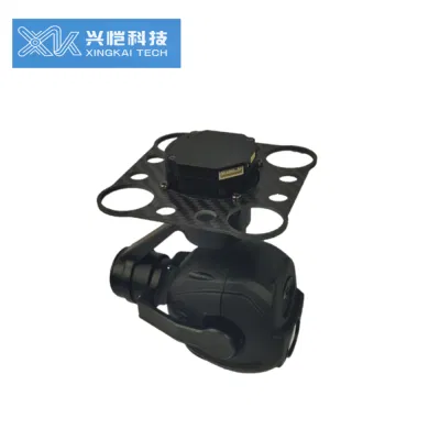 Gimbal Camera Proveedor IP/HDMI pequeña Luz Dual de 3 ejes estabilizados Cámara de zoom óptico Gimbal 10X Cámara de drones térmicos Cámara de infrarrojos Para los radares de cámara