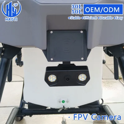 Mini HF C30 C50 Drone precios gama pequeña 30L 50L Cámara FPV de cultivo de arroz con fertilizante de sembradora de arroz Esparcidor
