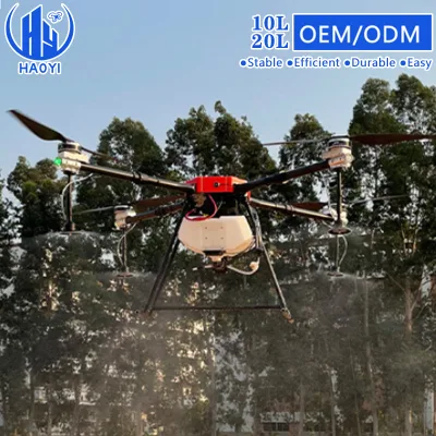 10 20 L Granja Agrícola Pesticida Pulverizador Fumigar Uav Cultivo Pulverización Agricultura Marco de Fibra de Carbono Agrícola Pulverización Pulverizador Dron