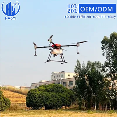 10 20 L Granja Agrícola Pesticida Pulverizador Fumigar Uav Cultivo Pulverización Agricultura Marco de Fibra de Carbono Agrícola Pulverización Pulverizador Dron