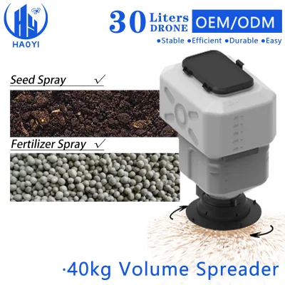 40kg Cargador Esparcidor de Fertilizantes Agrícola Dron de Fumigación GPS Marco Hf T30 4 Ejes 30L Uav Agrícola Drone de Agricultura Pulverizador de Cítricos para la Pulverización de Pesticidas.