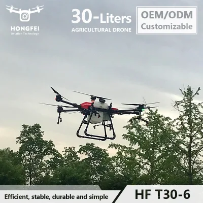 4-9m Spray Width 8-12ha/hours eficiencia Irrigación Drone 30L Sprayer Agrícola Precio Drone de la agricultura