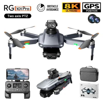 Rd PRO 2-Axis Anti-Shake Gimbal, Motor GPS sin escobillas, Cámara doble HD 4-Axis 8K, Drona plegable