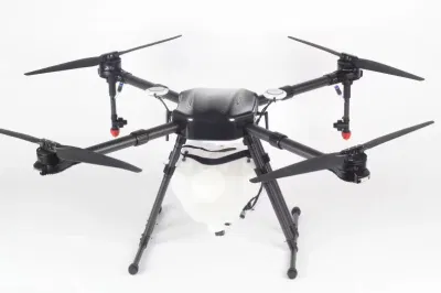 Venta en caliente 10kg pulverización de fertilizante siembra Drone integrado Precio mayorista